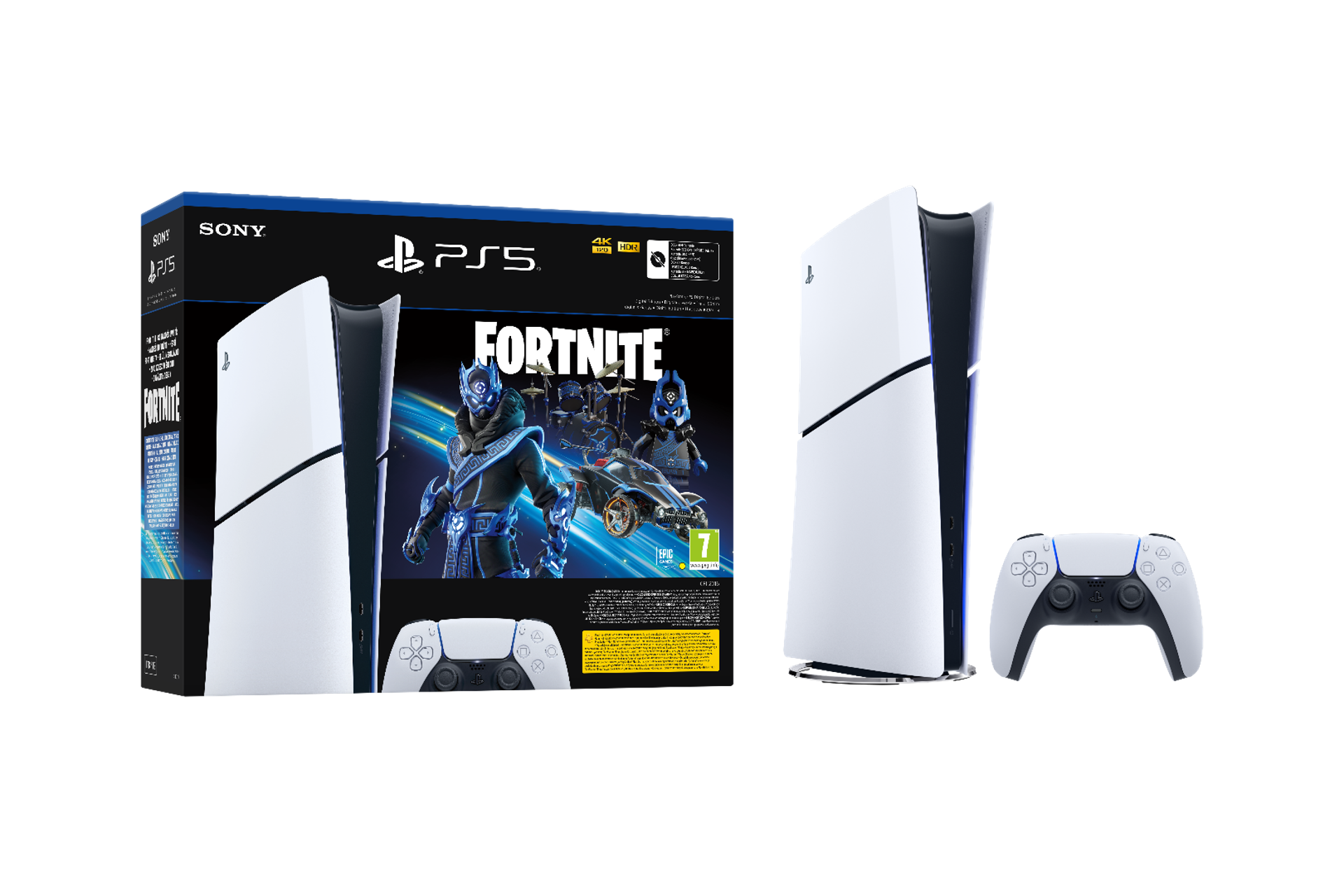 Zdjęcie Sony PlayStation 5 Slim Fortnite + Spider-Man 2