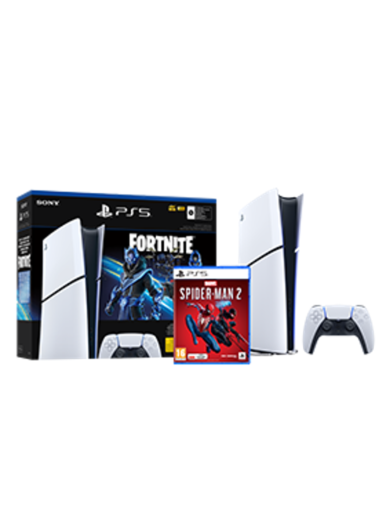Zdjęcie Sony PlayStation 5 Slim Fortnite + Spider-Man 2